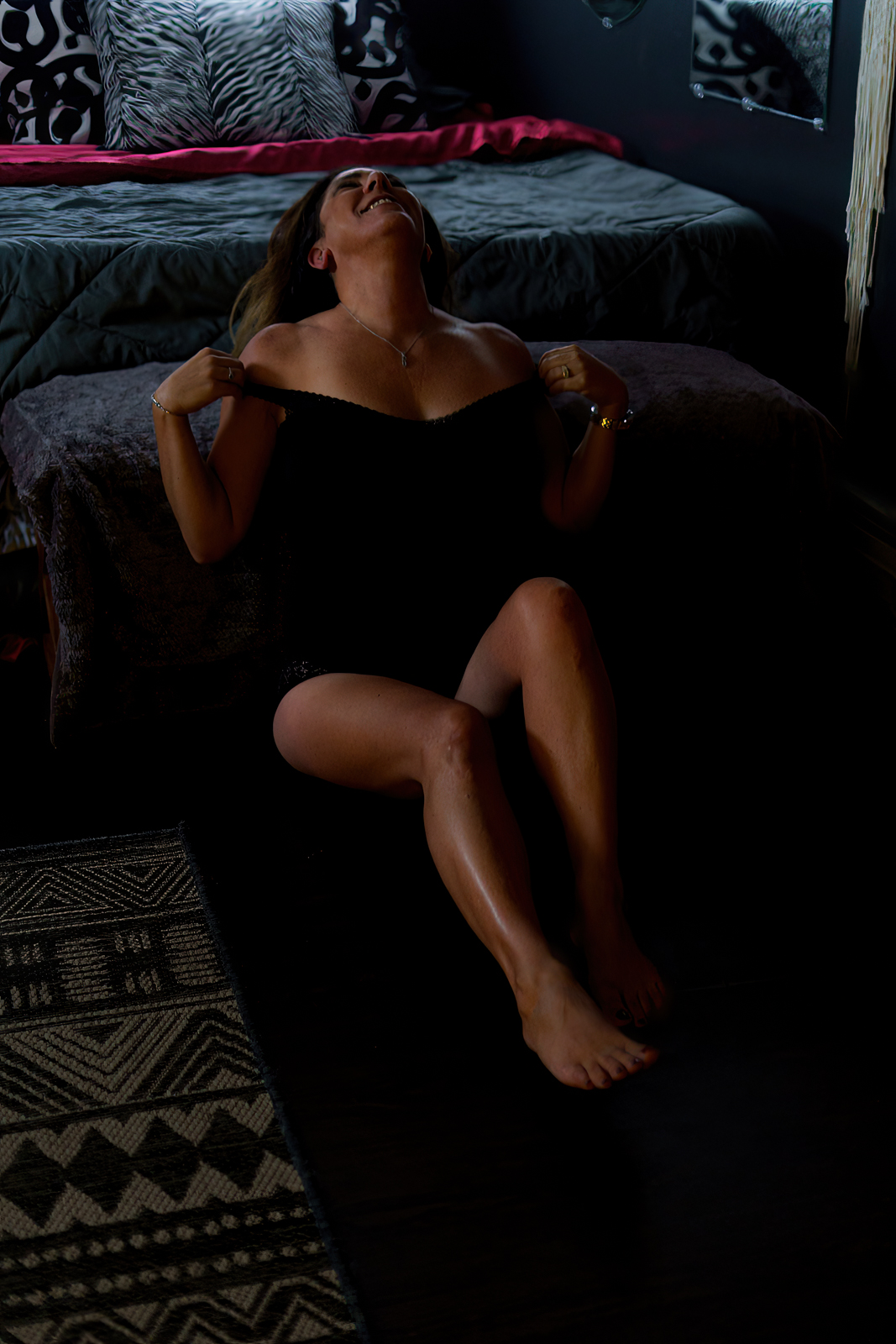 dark and moody boudoir photography studio boston massachusetts